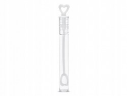 PartyDeco Bańki mydlane Serduszko białe 48 szt.